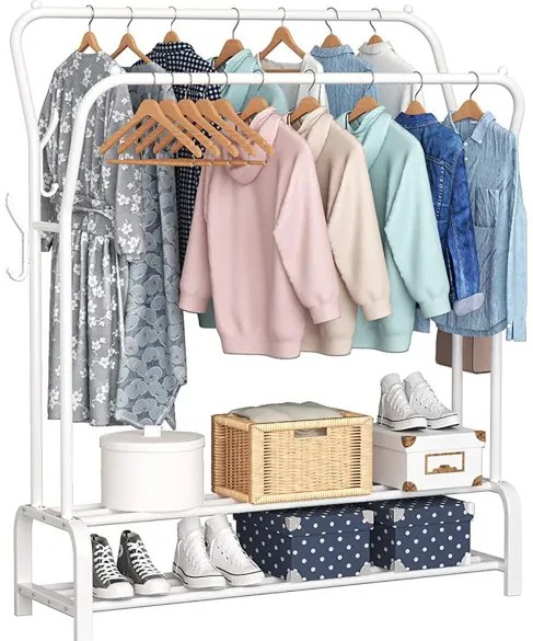 Vešiakový stojan LARY biely