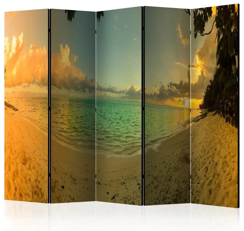 Artgeist Paraván - Sunset in Tahiti II [Room Dividers]