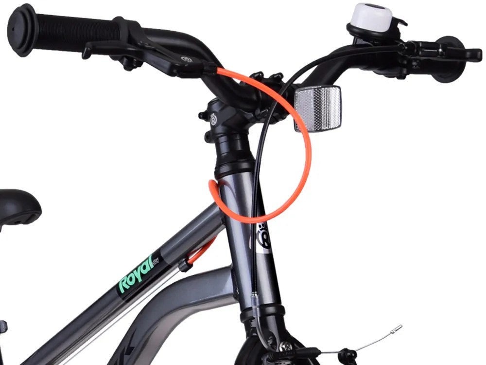 Detský bicykel Gold 16" RoyalBaby RB16-45 - sivý