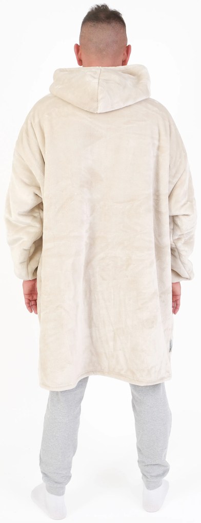 Baránková mikina mikroplyš – Laura prírodná veľkosť L