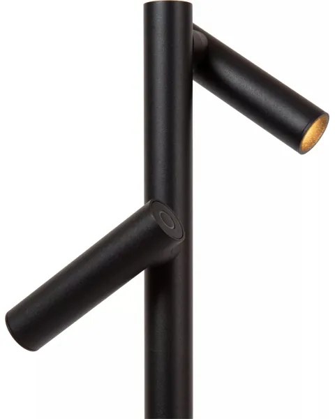 Lucide 27703/04/30 - LED Stm. nab. vonk. lampa ANTRIM 2xLED/2,2W/4V IP54 čierna