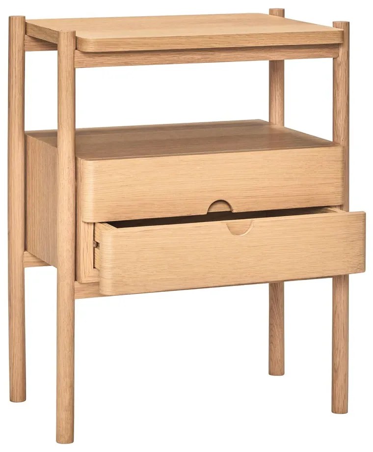Nočný stolík v dekore duba v prírodnej farbe Appeal – Hübsch