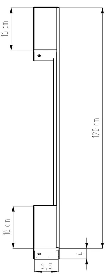 Nástenné LED svietidlo Sappo m, 1x LED 20w, 4000k, g