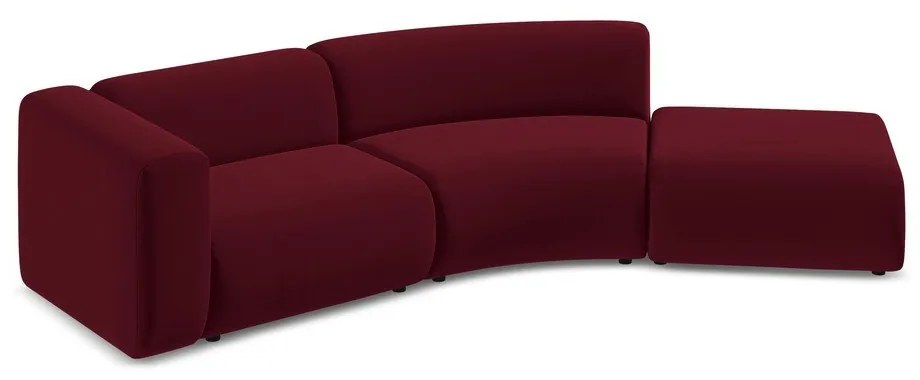 Vínovočervená zamatová leňoška (pravý roh) Ekahi – Makamii