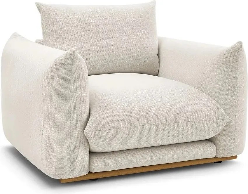 Krémové kreslo Ernest – Bobochic Paris