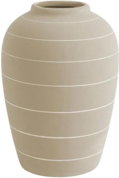 Krémovobiela keramická váza PT LIVING Terra, ⌀ 13 cm