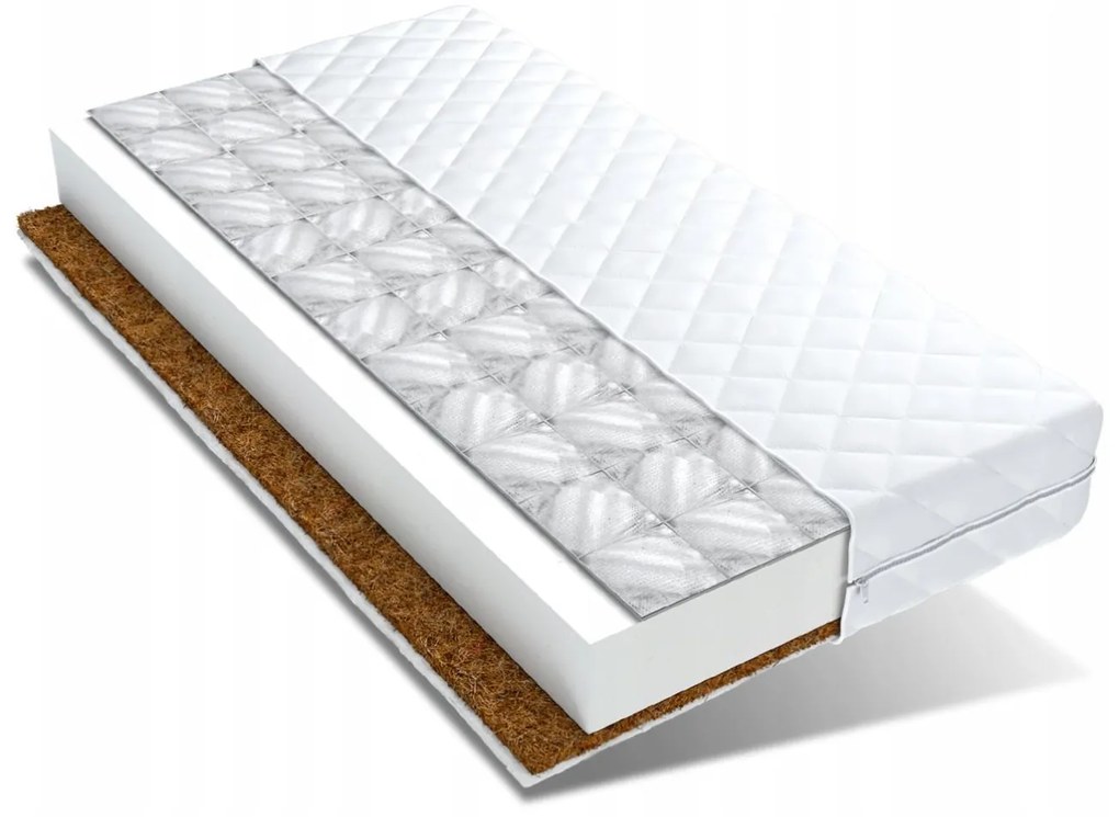 Detský matrac MAX RELAX kokos / pena / pohánka - 15 rozmerov