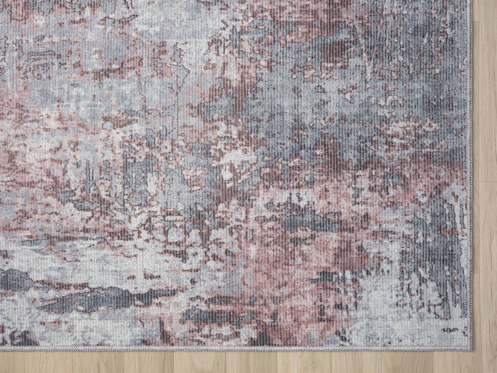 Kusový koberec Avery grau/blau/braun – na von aj na doma, 160x230, šedá, chodba / predsieň, My Flair