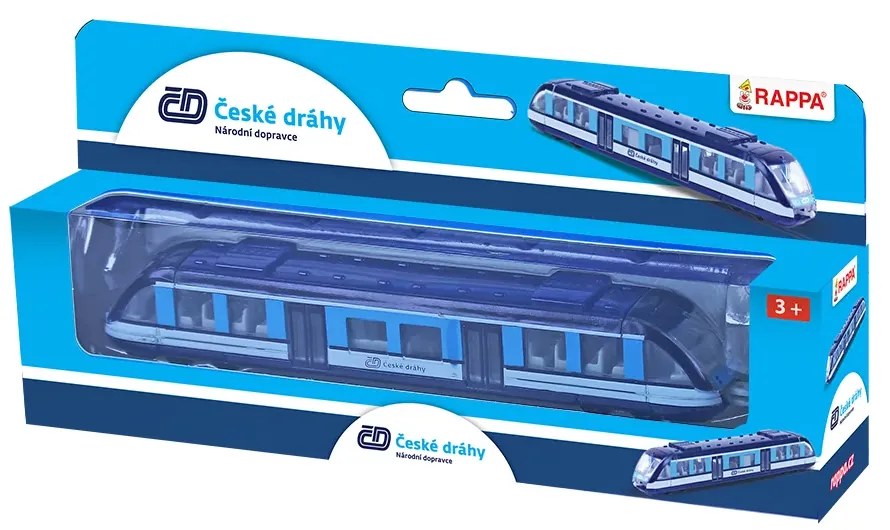 RAPPA Kovový regionálny vlak České dráhy - 17 cm - Rappa