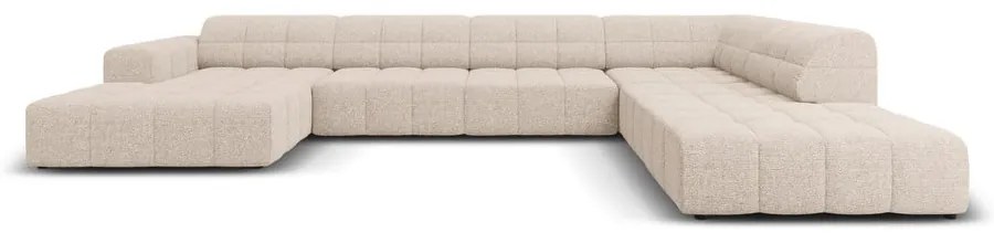 Béžová rohová pohovka (pravý roh/do "U") Chicago – Cosmopolitan Design