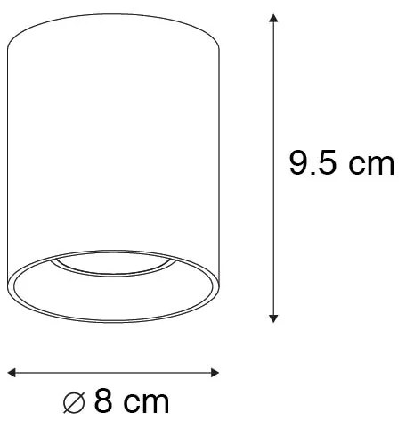 Bodové svetlo zlaté - Tubo