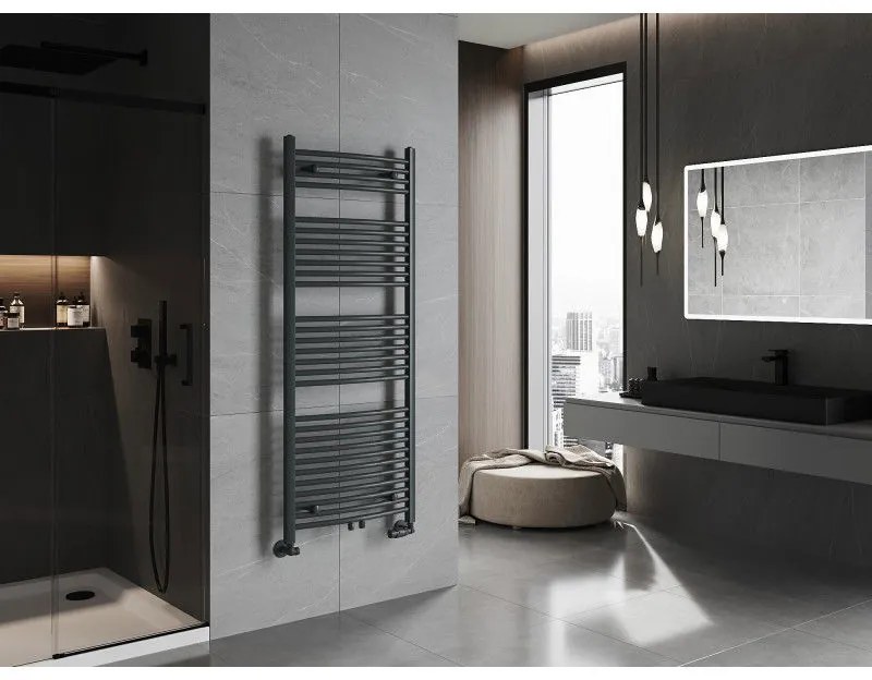 Mexen Ares, vykurovacie teleso 1500x600 mm, 733 W, antracitová, W102-1500-600-00-66