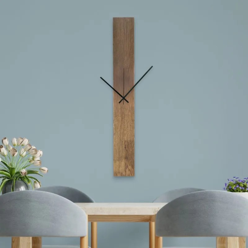 Elegantné drevené nástenné hodiny čierny I SENTOP MAS019-TERRA
