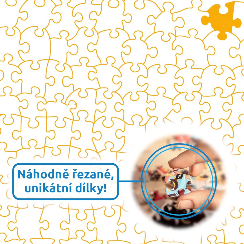 Brain Tree Puzzle Ružovo prestreté 1000 dielikov