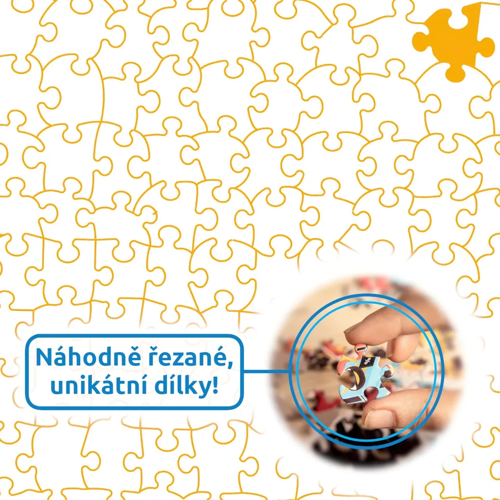 Brain Tree Puzzle Ružovo prestreté 1000 dielikov