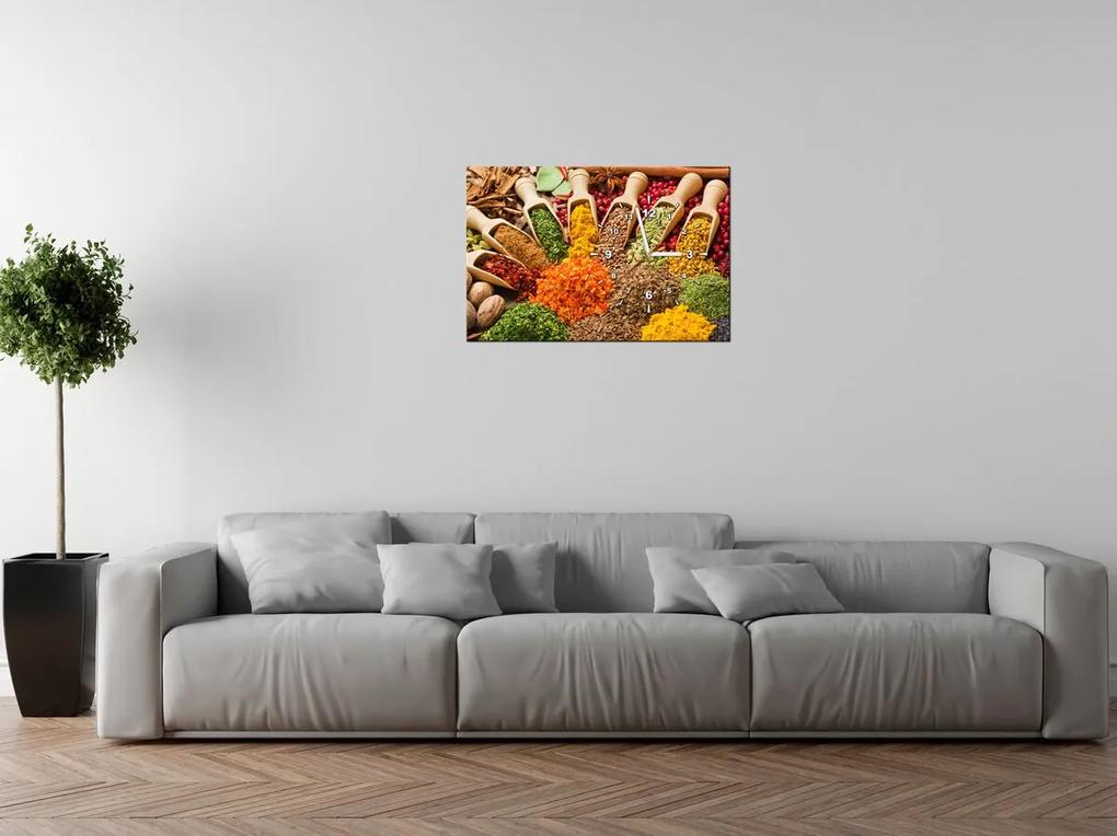 Gario Obraz s hodinami Festival korenín Rozmery: 60 x 40 cm