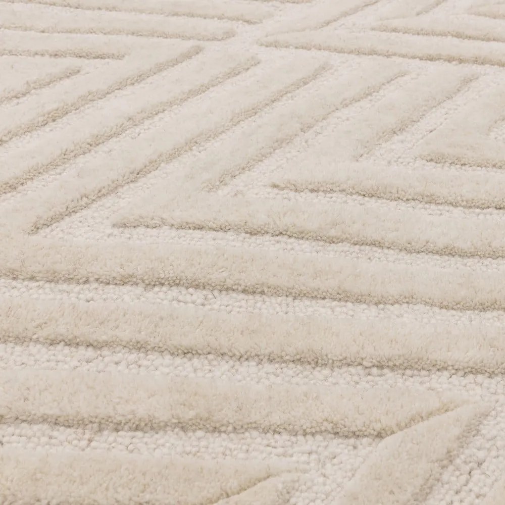 Krémovobiely vlnený koberec 120x170 cm Hague – Asiatic Carpets