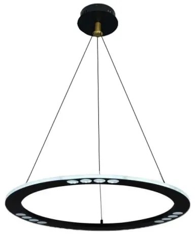 LED Stmievateľný luster na lanku LED/40W/230V 3000-6500K + diaľkové ovládanie