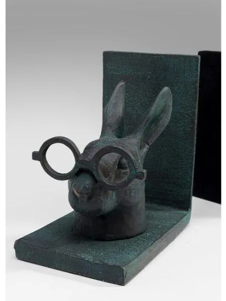 Smart Rabbit zarážka na knihy dvojdielna sivá