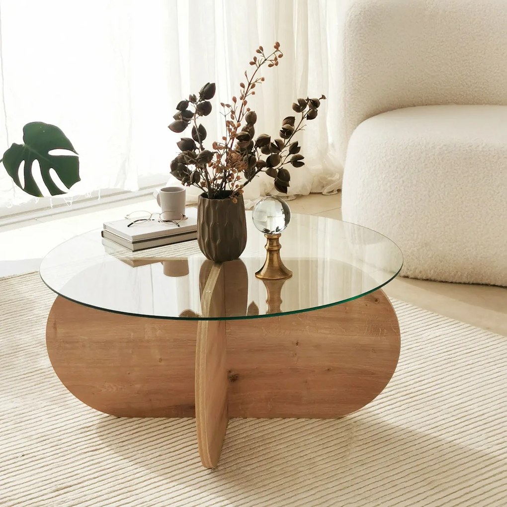 Konferenčný stolík Bubble Sapphire Oak