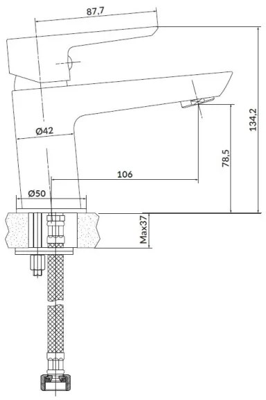 Cersanit S952-003 - vaňová sada s batériou + umývadlová batéria MILLE chróm lesk
