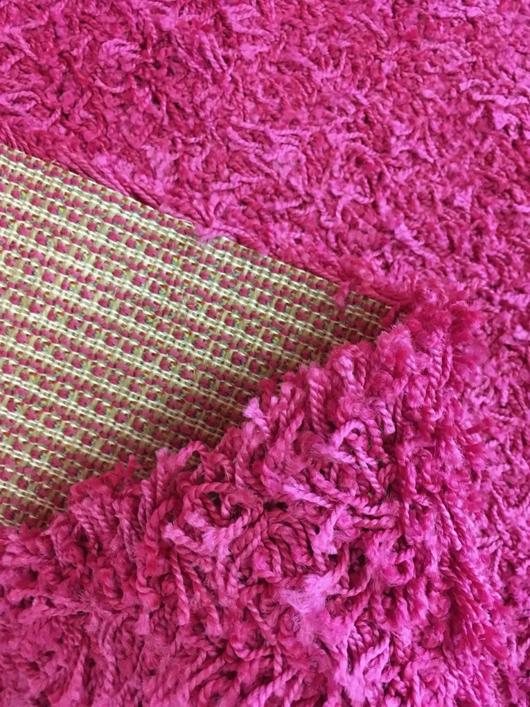 Spoltex, AKCIA: Kusový koberec Expo Shaggy 5699-322, ružová, obývacia izba