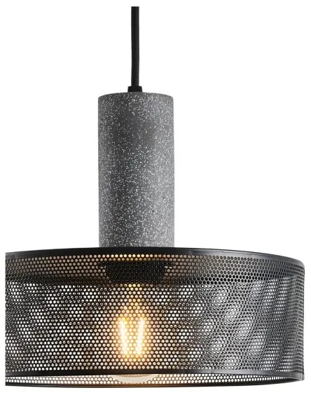 Luster na lanku 1xE27/40W/230V čierna