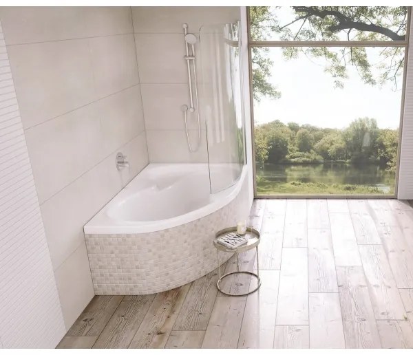 Ravak CL21000000 - Rohová vaňa ROSA 160x105 cm akrylát/biela