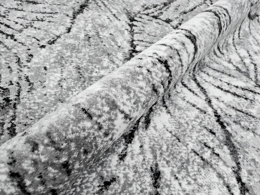 DC Koberec Lapiso SOFT 400 sivá čierna Rozmer: 240×330 cm