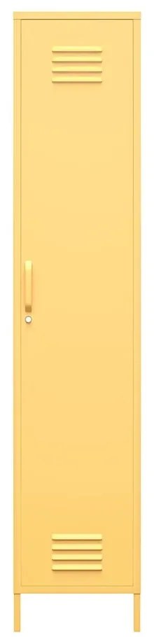 Žltá kovová komoda Novogratz Cache, 38 x 185 cm