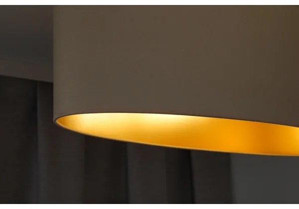 Duolla - Prisadený luster OVAL VEGAN 2xE27/15W/230V krémová