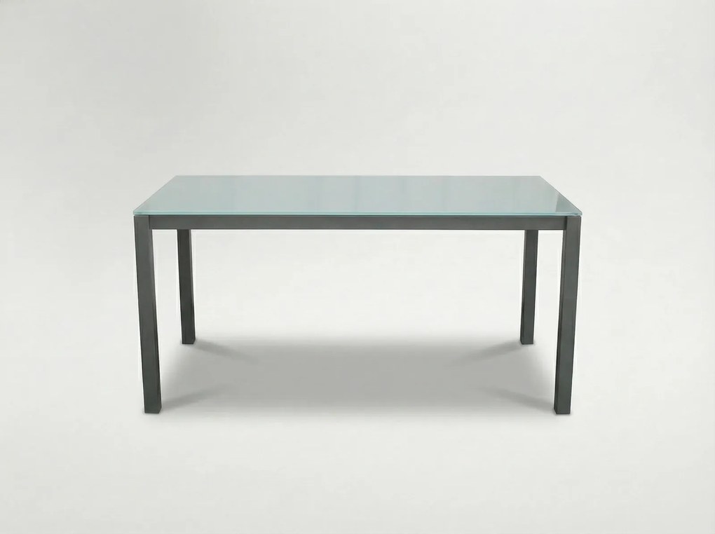 CH Hliníkový záhradný stôl 150x80x74 cm- sivá