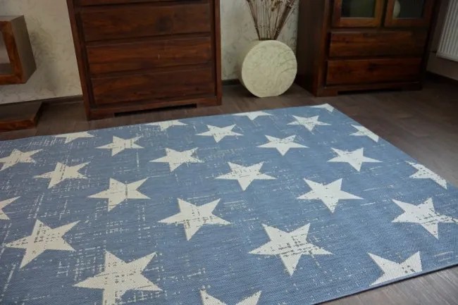 Koberec Floorlux sizal flat 48648/591 hviezdy