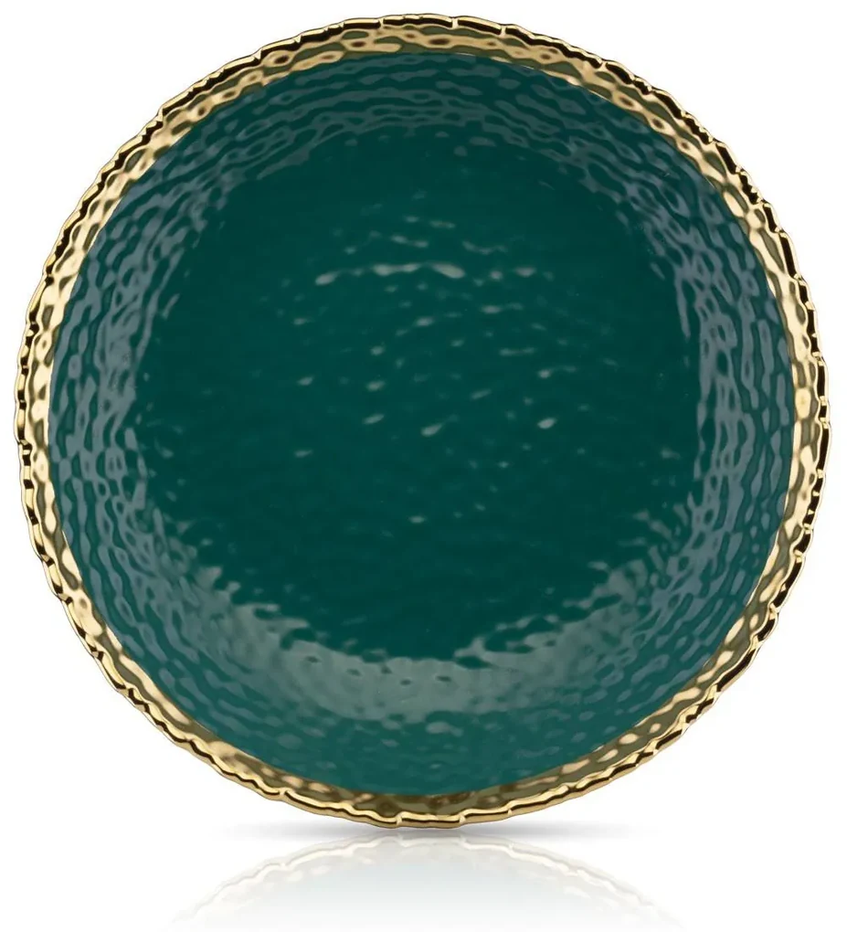 Keramický hlboký tanier Kati, (fi) 26 cm, zelený