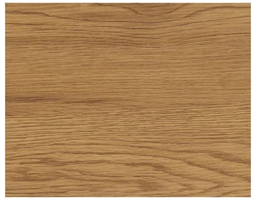 TV stolík v dekore duba v čierno-prírodnej farbe 140x45 cm Seaford – Actona