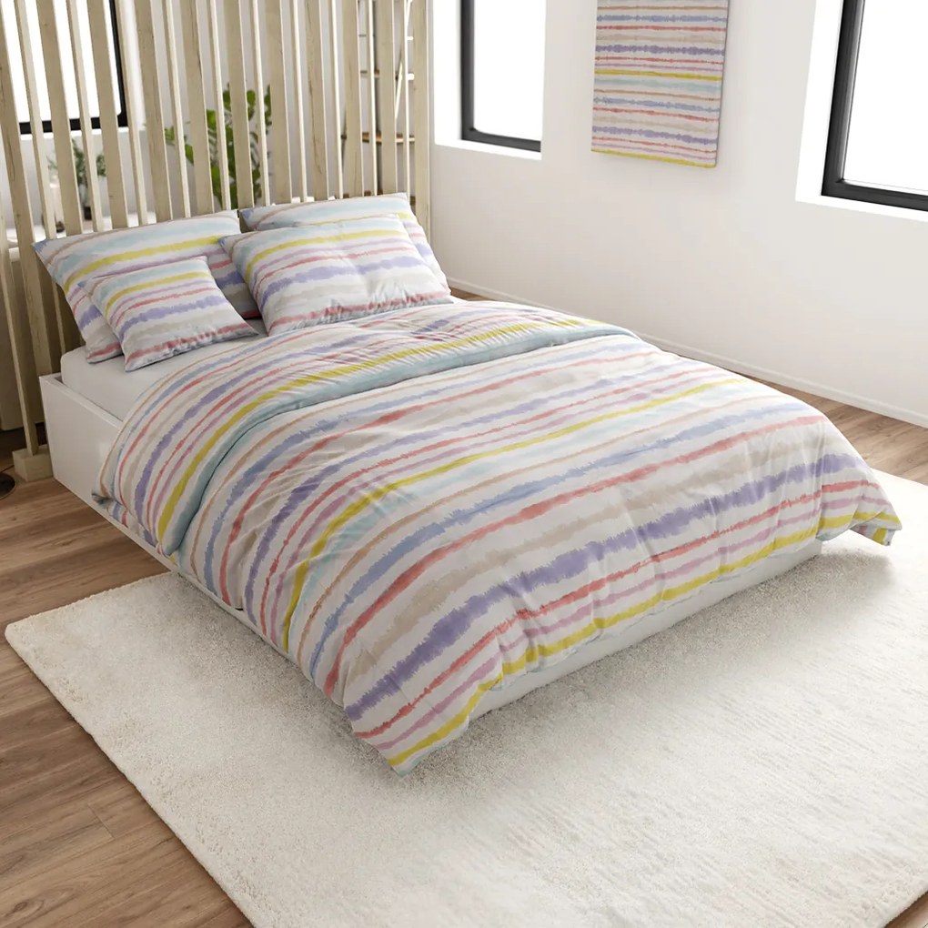 Obliečky z Renforcé bavlny LINKY farebné Rozmer obliečky: 70 x 90 cm | 140 x 220 cm