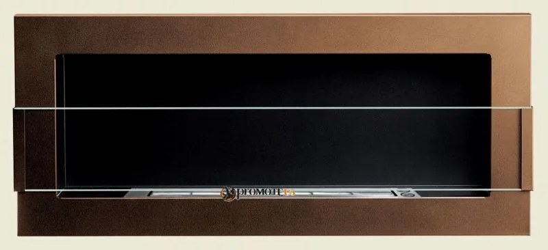 Závesný biokrb na stenu AIASA MOKKA SO SKLOM 90x40x12