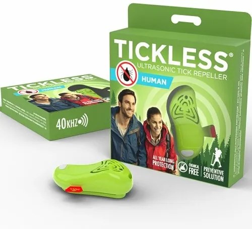 TICKLESS® HUMAN Ultrazvukový odpuzovač kliešťov abĺch pre ľudí, zelená