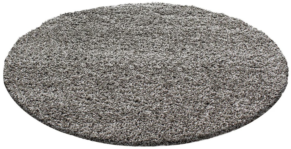 Ayyildiz Kusový koberec DREAM 4000, Okrúhly, Taupe Rozmer koberca: 80 cm KRUH