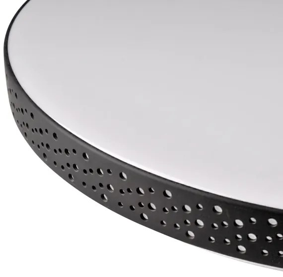 LED Kúpeľňové stropné svietidlo MOON LED/18W/230V čierna IP44