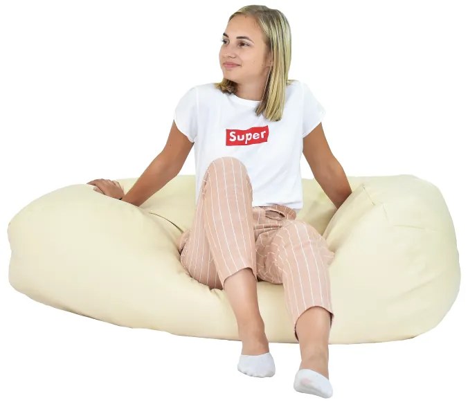 Sedací vak hruška bežová EMI