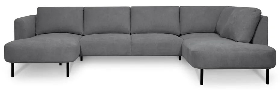 Tmavosivá rohová pohovka (pravý roh/do "U") Hero – Scandic