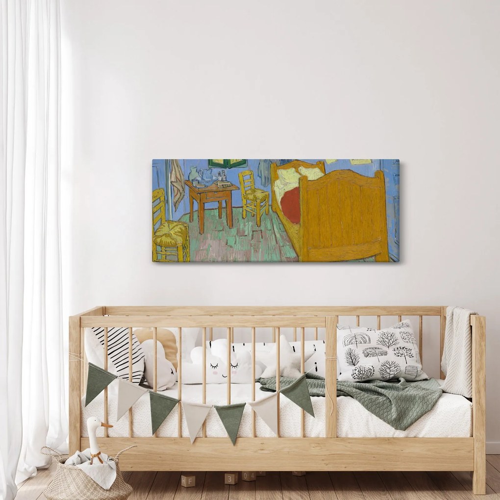 Obraz - Vincent van Gogh, The Bedroom, reprodukcia (120x50 cm)