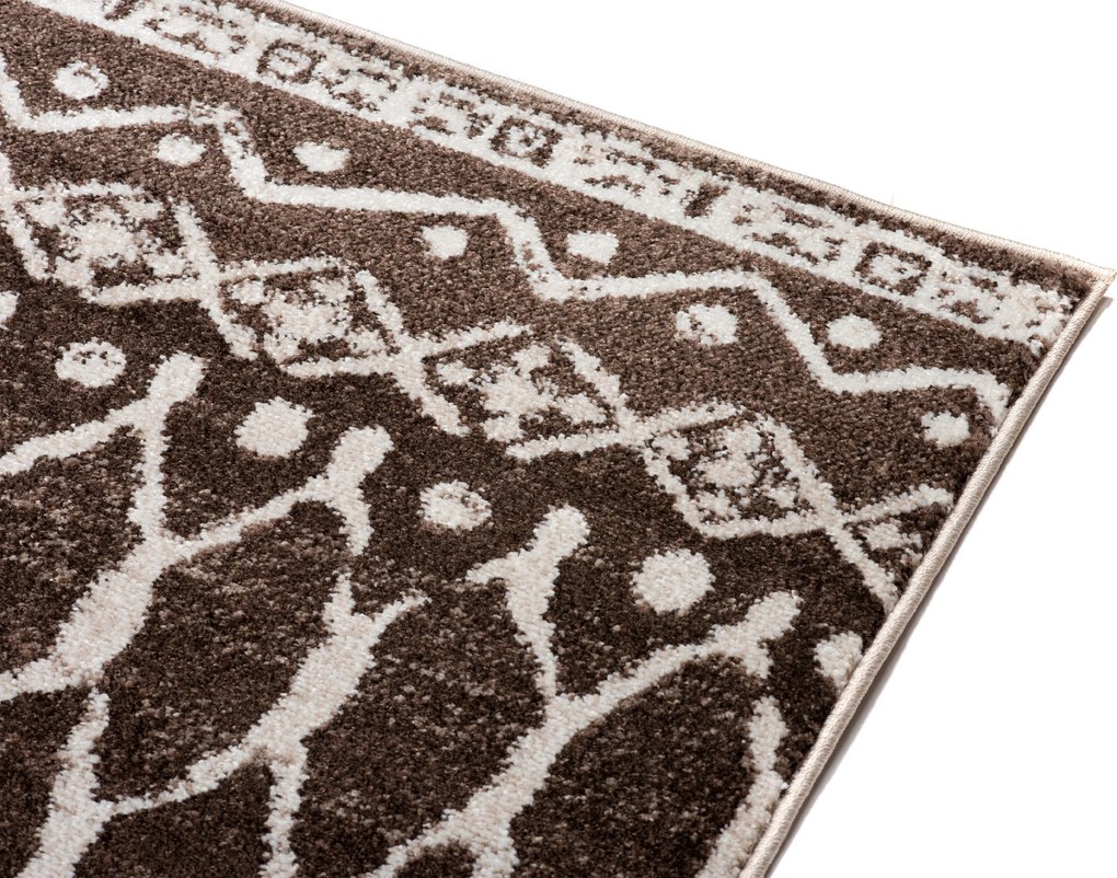 TA Koberec H071B HNEDÉ SARI BRH Rozmer: 80x150 cm