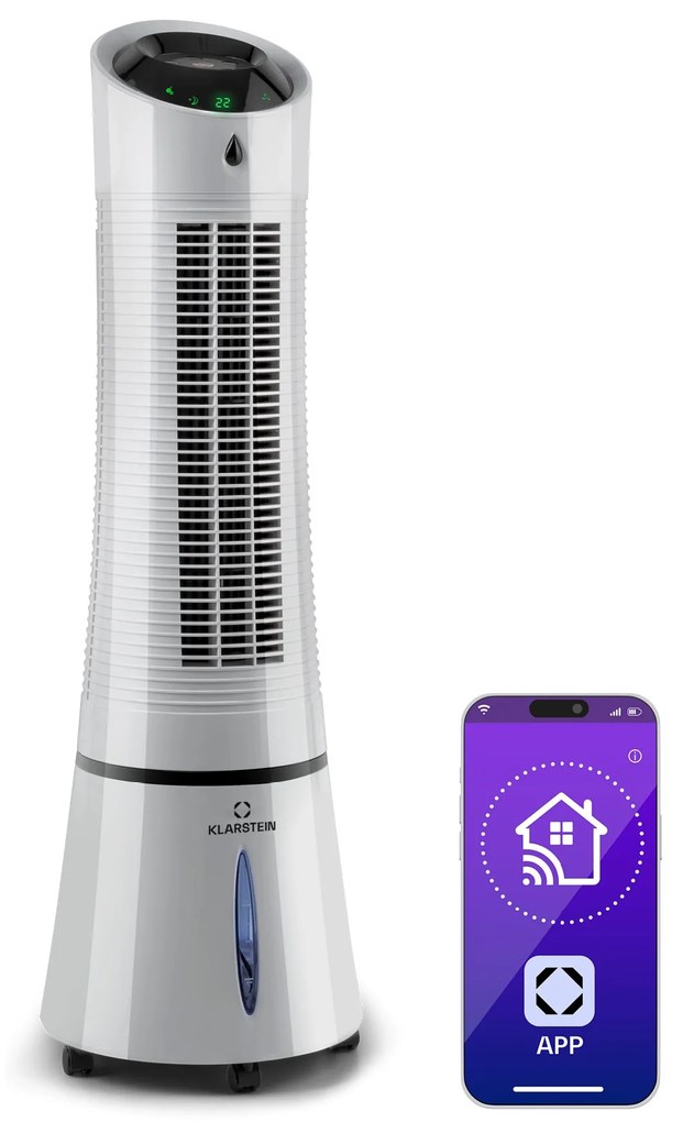 Skyscraper Ice Smart, 4-v-1 ochladzovač vzduchu, ventilátor, 210m³/h, WiFi, diaľkové ovládanie