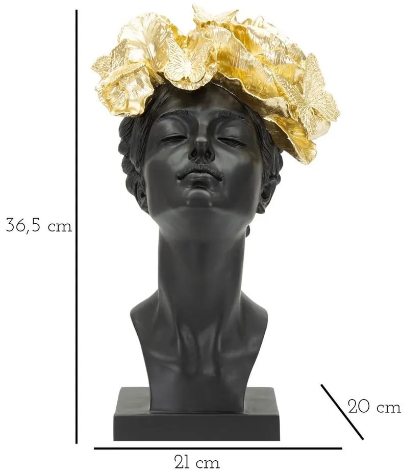 Soška z polyresínu 36,5 cm Woman With Butterfly – Mauro Ferretti