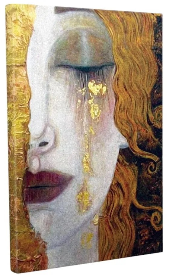 Nástenná reprodukcia na plátne Gustav Klimt Golden Tears, 30 × 40 cm