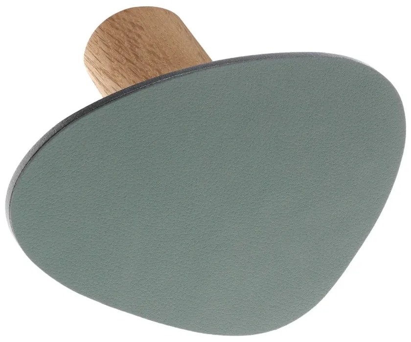 Sivozelený nástenný oceľový háčik Dot L Nupo – LIND DNA