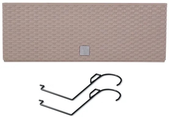 Hrantík RATO CASE W s hákmi a vkladom mocca 58cm