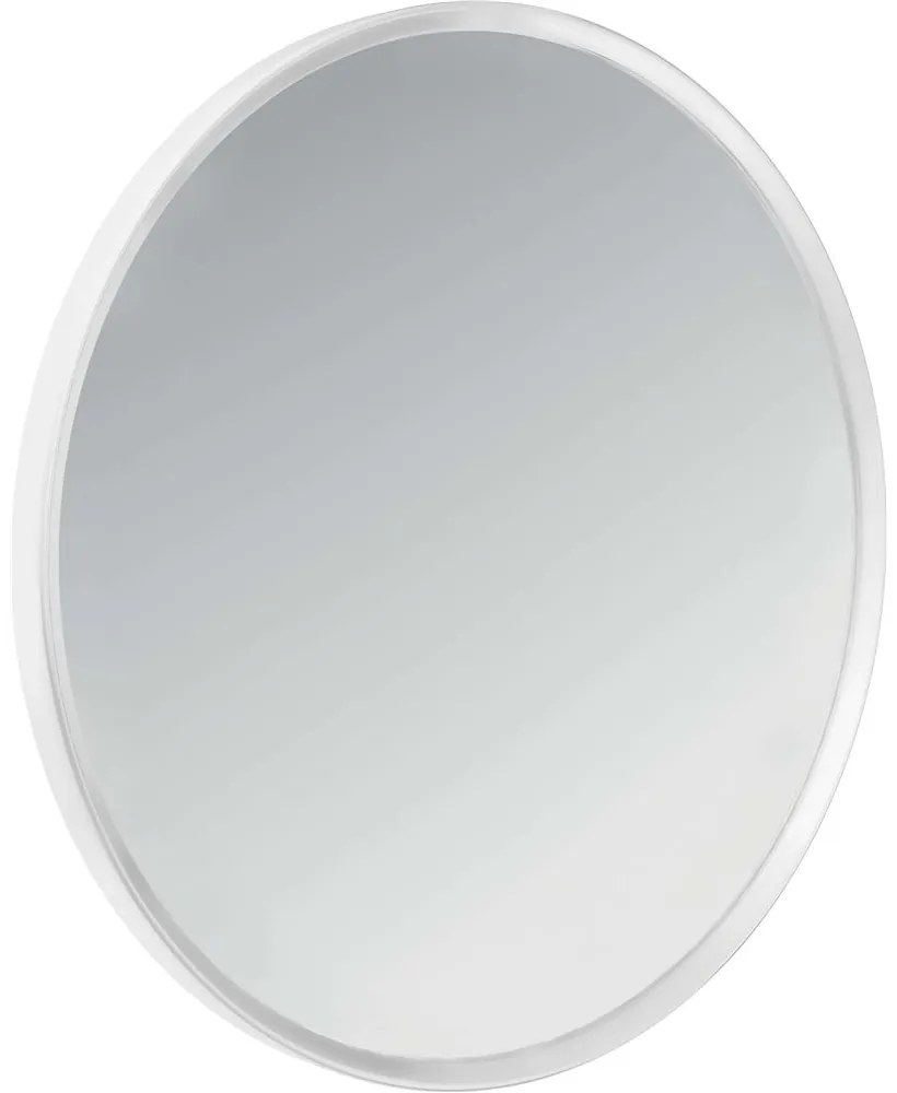 AXOR Universal Circular okrúhle nástenné zrkadlo s kovovým rámom, priemer 600 mm, matná biela, 42848700